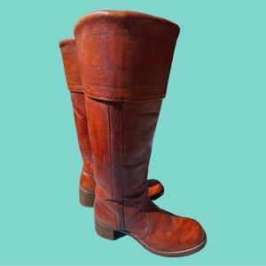 Vintage Miss Capezio Heeled Leather Knee-High Boots
